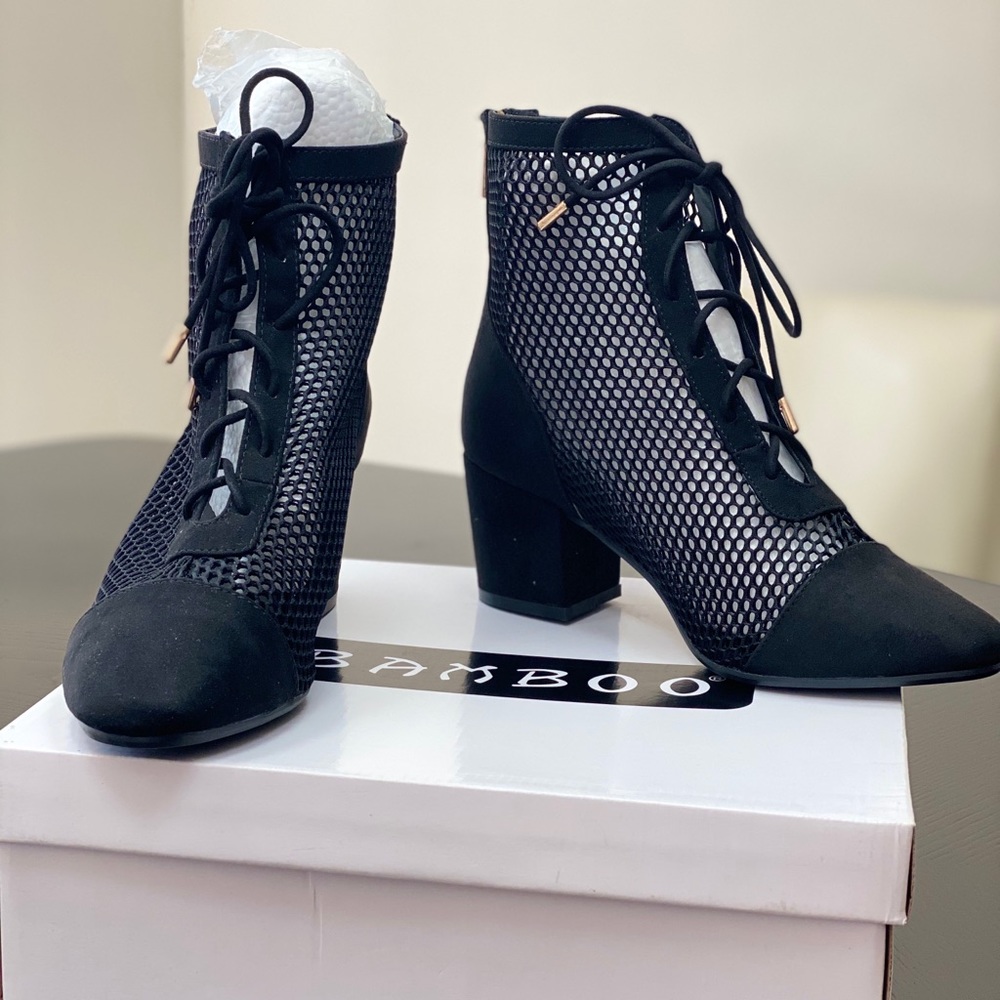 Bamboo Black Boots 🖤